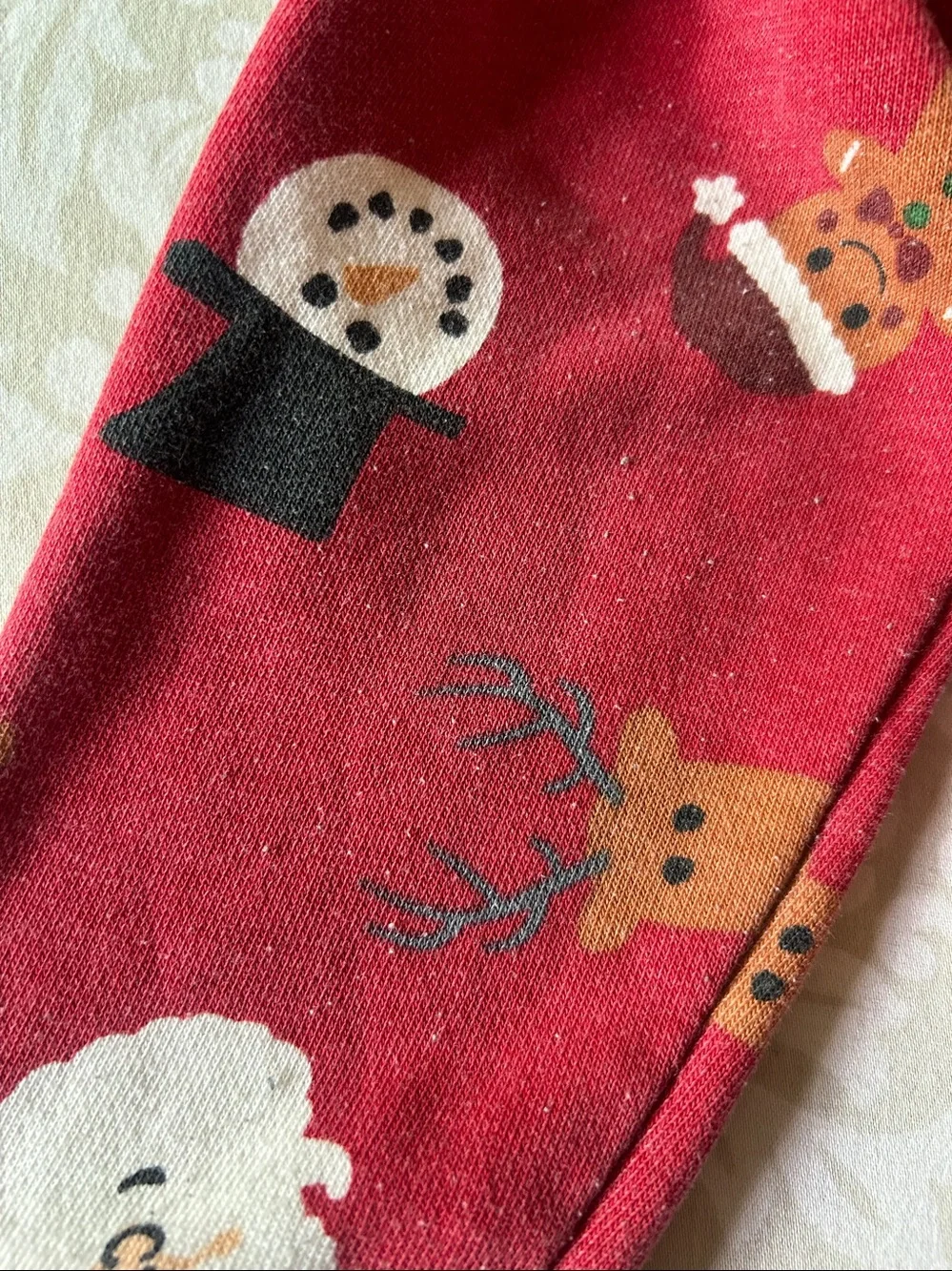 Holiday Time Red Kids Holiday Crewneck Sweatshirt with Santa, Reindeer & Snowman